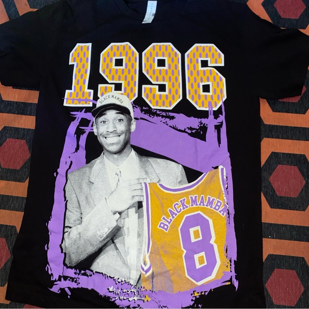 1996 Tribute Graphic Tee - Black and Purple